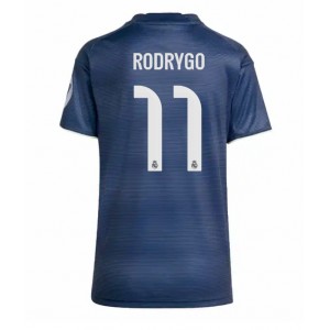 Fotbalové Dres Real Madrid Rodrygo Goes #11 Dámské Venkovní Oblečení 2025-26 Krátký Rukáv